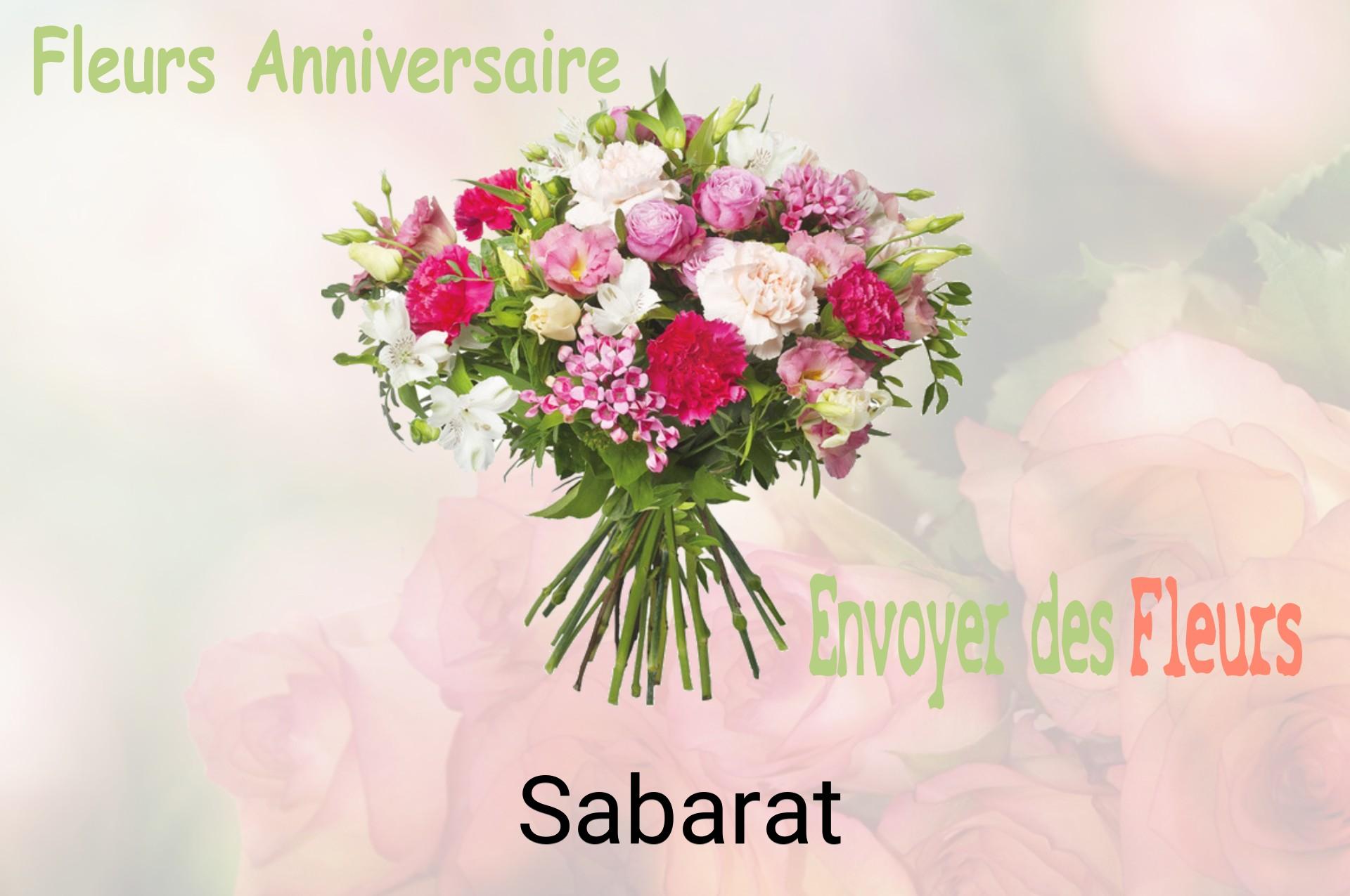 Bouquet de fleurs d’anniversaire livré à Sabarat